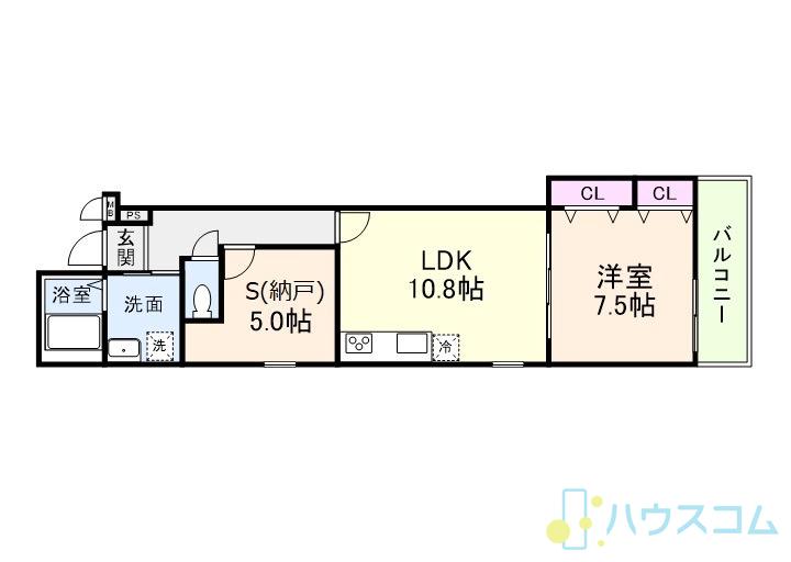 フジパレス土橋の間取り