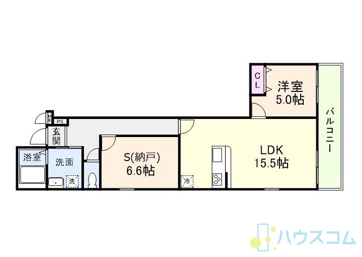 フジパレス土橋の間取り