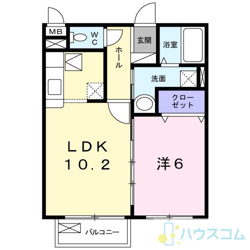 リヴェール　ヴィラの間取り