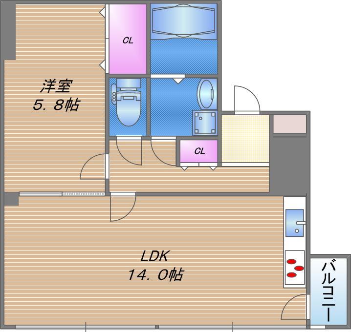 ハイツNEXTの間取り