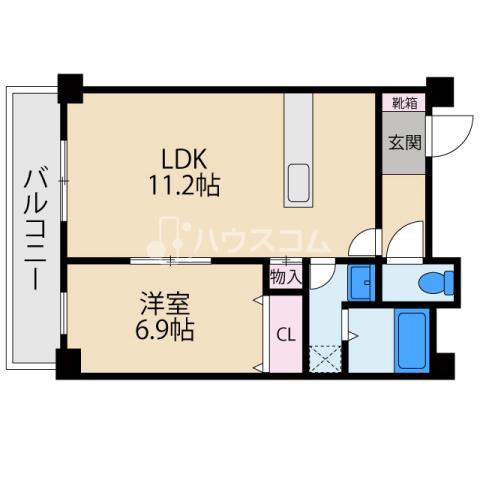 レオン光善寺の間取り