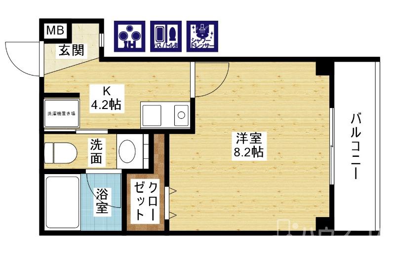 A-One Court OWADAの間取り