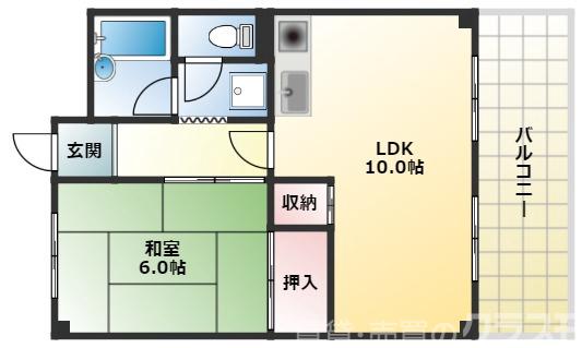 ハイツまさき苑の間取り
