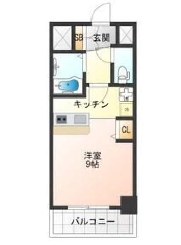 ル・クレール今福の間取り