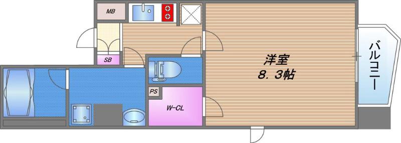 セイワパレス森ノ宮中央の間取り