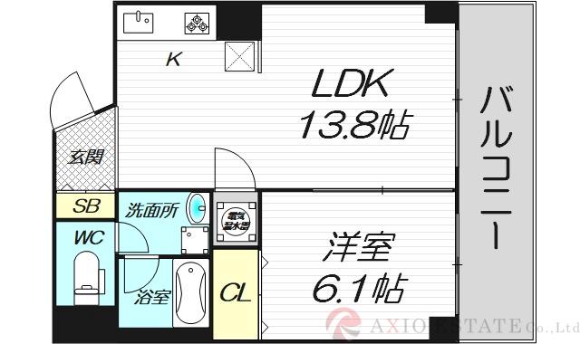 大淀町スカイハイツの間取り