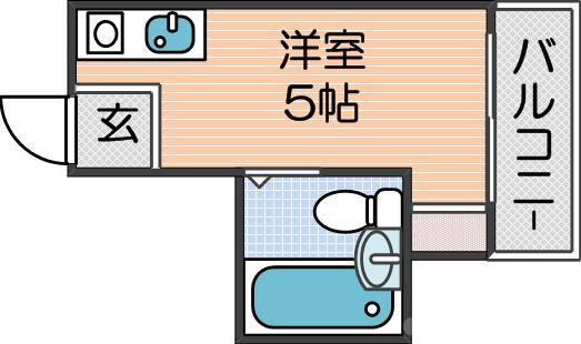 ヴィラージュ花園の間取り