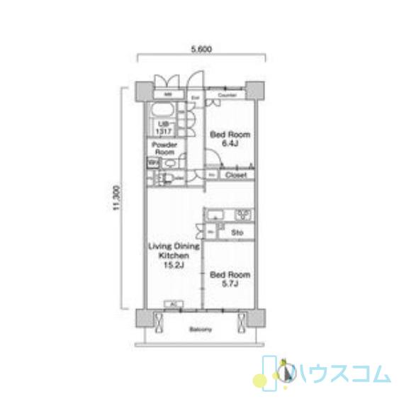 ミオーラ高槻の間取り