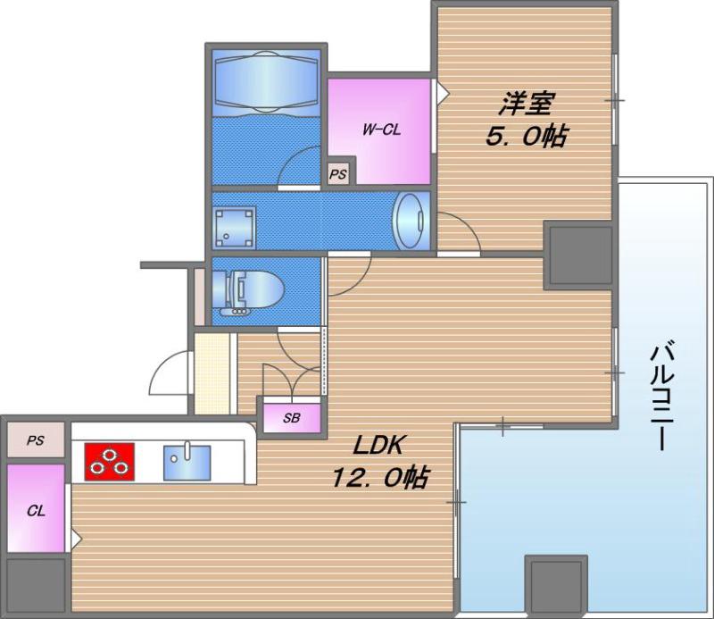 ラヴィベール上町台の間取り
