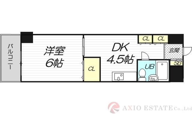 東三国グランドハイツ北の間取り
