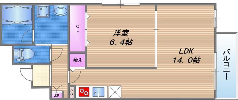 ヴァンヴェール楠根の間取り
