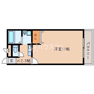 アンプルール モンターニュの間取り