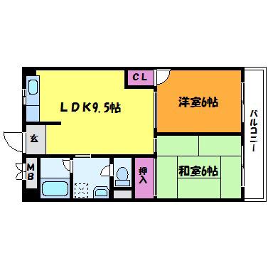 リブランス河村マンションの間取り