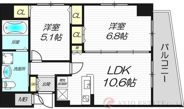 セレブコート木川の間取り