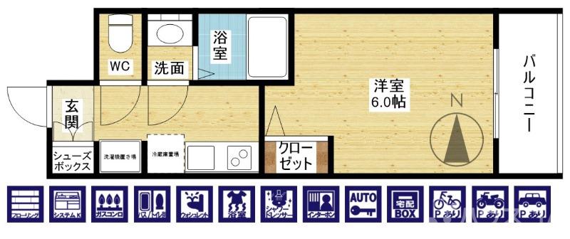 GRAN PASEO 新大阪の間取り