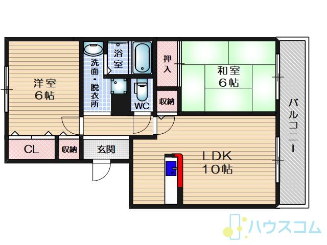 キムラハイツⅡの間取り