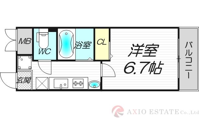 フローライト新大阪の間取り