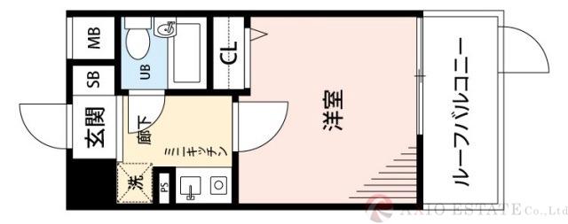 エスリード新大阪第7の間取り