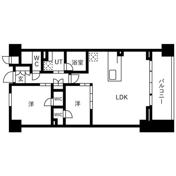 柿本町の完工年月（2027年2月）築の賃貸マンションの間取り