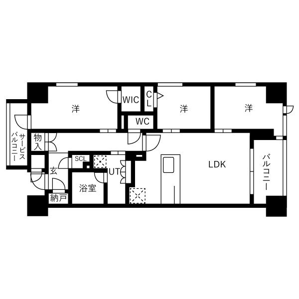 柿本町の完工年月（2027年2月）築の賃貸マンションの間取り
