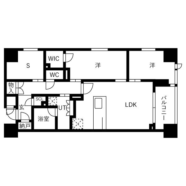 柿本町の完工年月（2027年2月）築の賃貸マンションの間取り