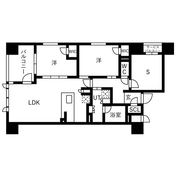 柿本町の完工年月（2027年2月）築の賃貸マンションの間取り