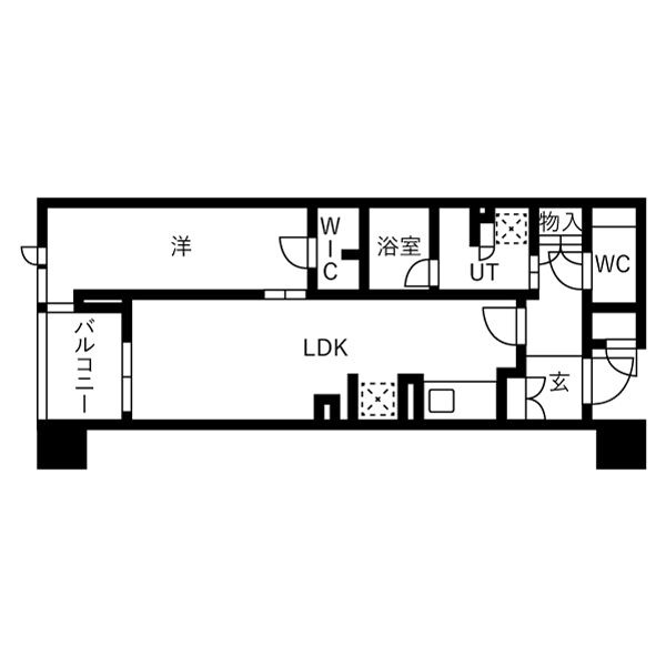 柿本町の完工年月（2027年2月）築の賃貸マンションの間取り