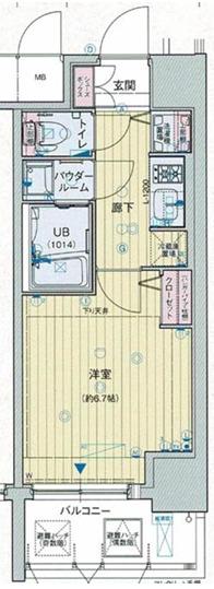 アドバンス大阪城グラシアの間取り