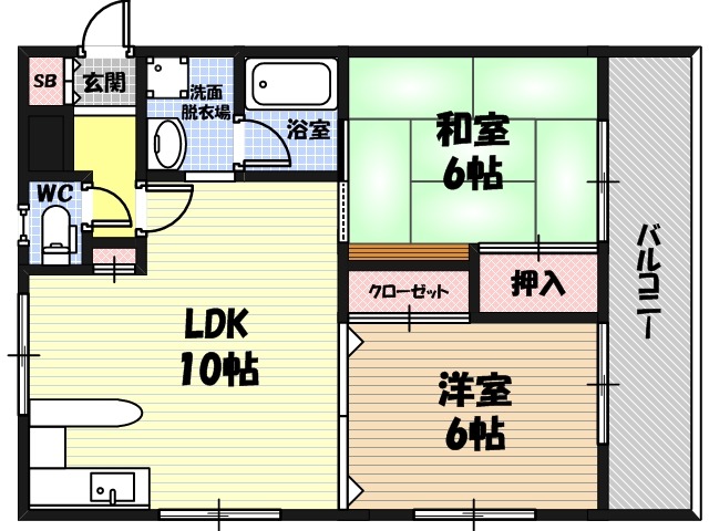 サントリーノ迎賓館の間取り