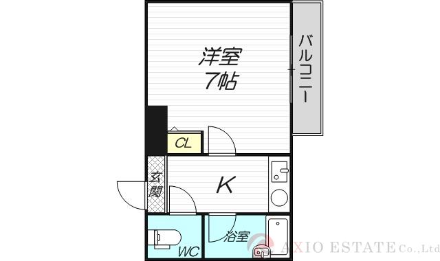 フレックス新大阪の間取り