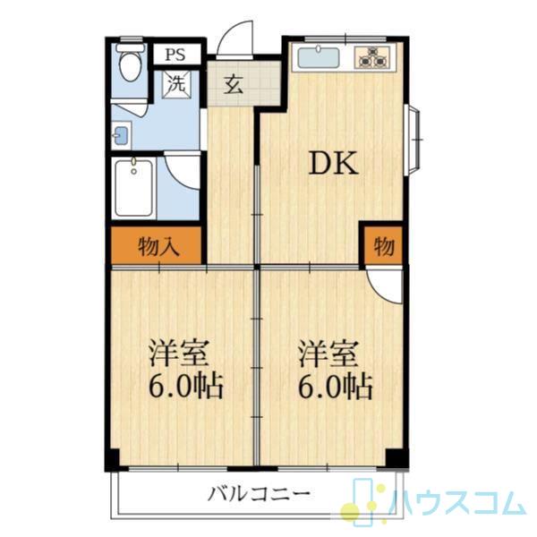ホワイトピア中西の間取り